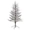 5ft. Pre-Lit Frosted Berry Twig Artificial Christmas Tree with Multicolored LED Lights